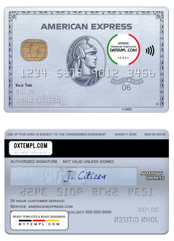 USA Chase bank amex platinum card.watermarks