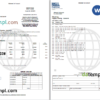 USA Navy Federal bank statement, Word and PDF template, 9 pages