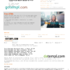 Australia ING Direct bank statement, Word and PDF template, 2 pages
