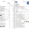 USA Navy Federal bank statement, Word and PDF template, 9 pages - Image 2