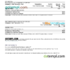 Australia ANZ bank statement, Word and PDF template, 5 pages - Image 4