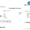 UAE Abu Dhabi Union National bank statement, Word and PDF template, 2 pages