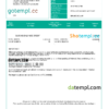 Brunei Baiduri bank statement, Word and PDF template, 3 pages - Image 2