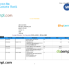 India Canara bank statement Word and PDF template, 5 pages