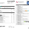 USA Mountain America Credit Union bank statement, Word and PDF template, 6 pages