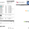 USA Mountain America Credit Union bank statement, Word and PDF template, 6 pages - Image 3