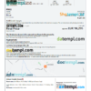 Netherlands hotel booking confirmation Word and PDF template, 2 pages
