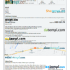 Nigeria hotel booking confirmation Word and PDF template, 2 pages