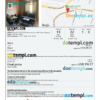 Paraguay hotel booking confirmation Word and PDF template, 2 pages