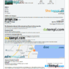 Sao Tome and Principe hotel booking confirmation Word and PDF template, 2 pages