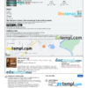 South Sudan hotel booking confirmation Word and PDF template, 2 pages