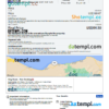 Yemen hotel booking confirmation Word and PDF template, 2 pages