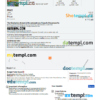 Estonia hotel booking confirmation Word and PDF template, 2 pages