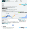 Kenya hotel booking confirmation Word and PDF template, 2 pages