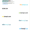 Qatar hotel booking confirmation Word and PDF template, 2 pages - Image 2