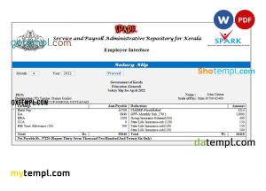USA Sheryl N. London invoice template in Word and PDF format, fully editable