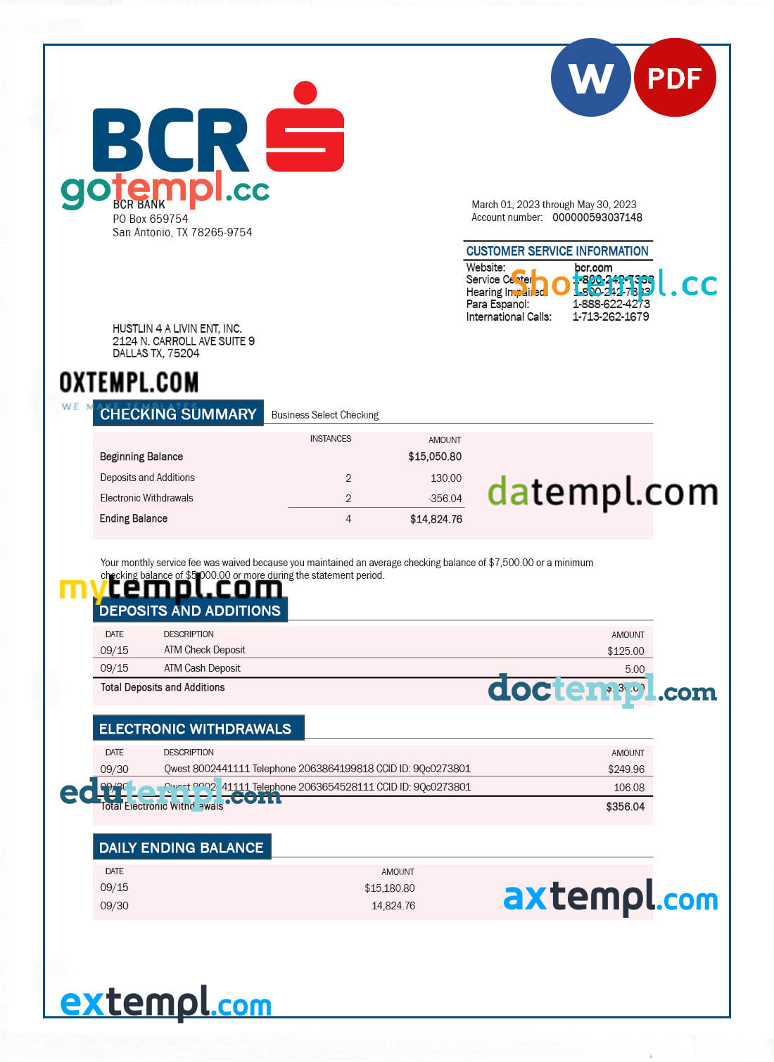 Jordan Commercial Bank JCB bank mastercard, fully editable template in PSD format