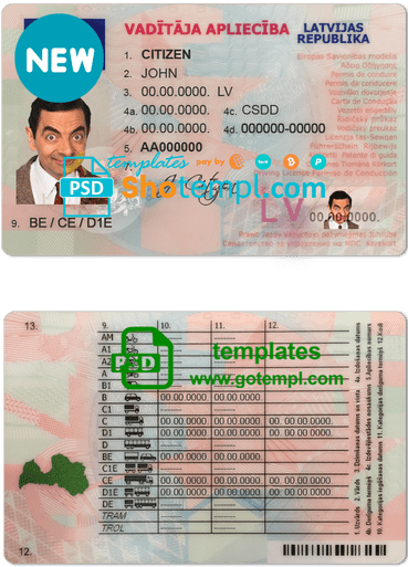 Benin ANIP Agence Nationale d’Identification des Personnes residence certificate Word and PDF template