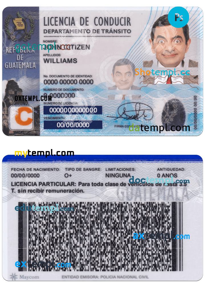 Australia's passport (convention travel document) template designed in PSD format, completely editable sample