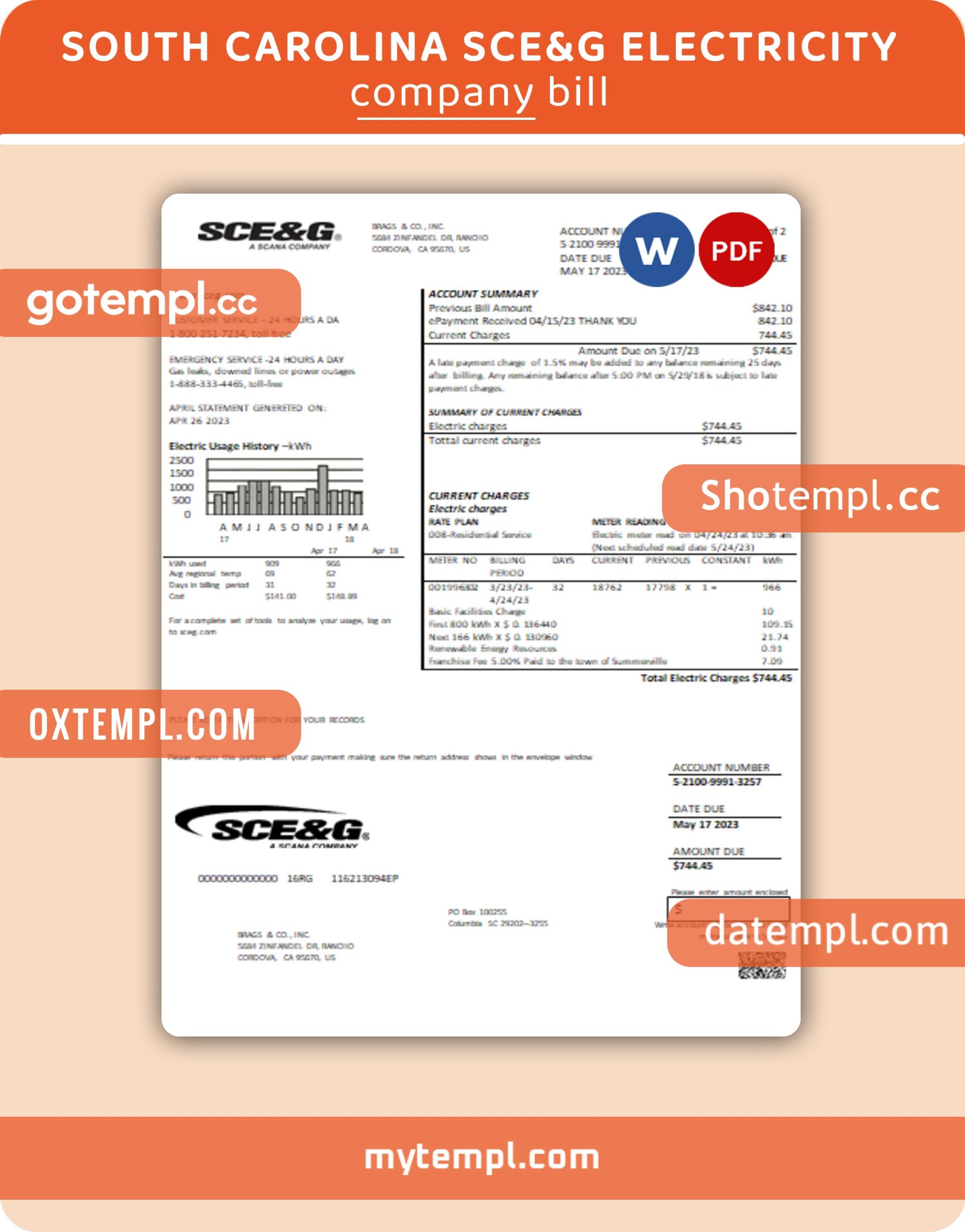 # sweet chief universal multipurpose invoice template in Word and PDF format, fully editable