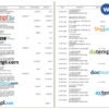 India Canara bank statement Word and PDF template, 5 pages - Image 2