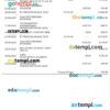 India Canara bank statement Word and PDF template, 5 pages - Image 3